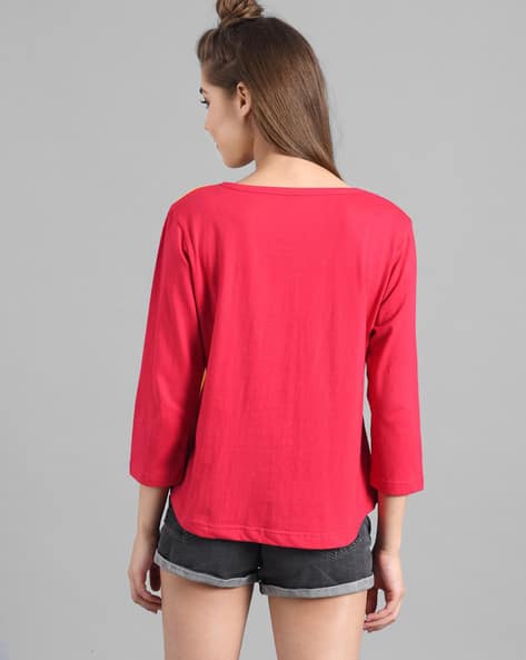 Colourblock Round-Neck T-shirt view 3