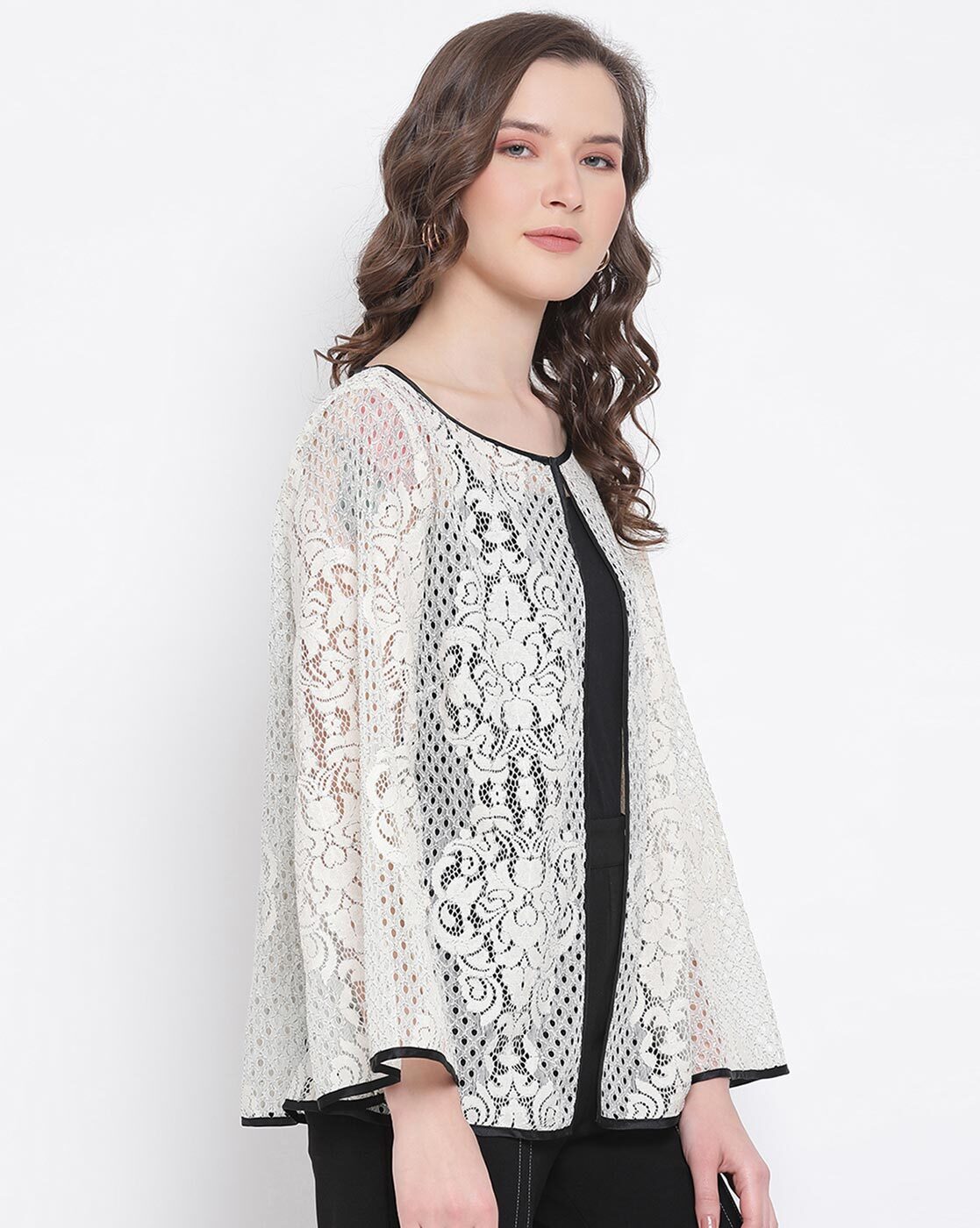 White shop net jacket