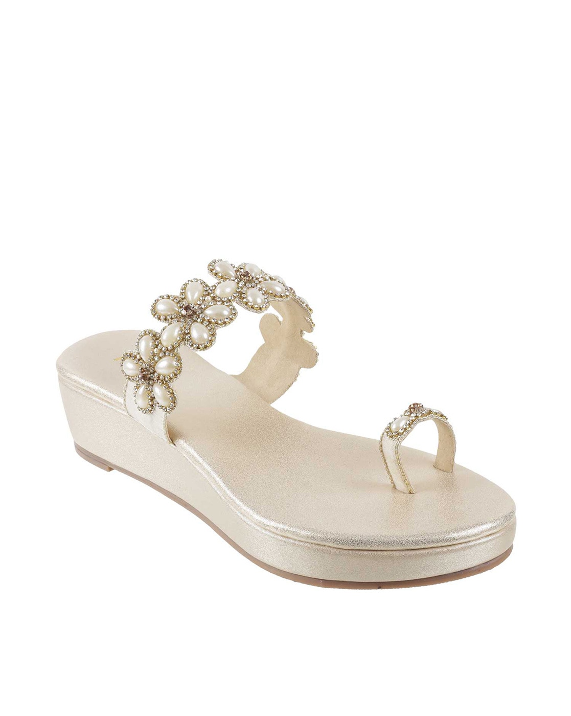 Buy White Heeled Sandals for Women by Mochi Online