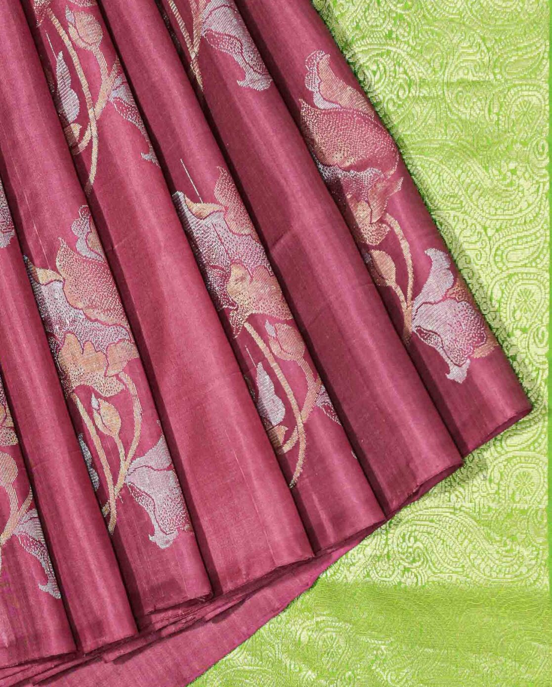 Buy Green Sarees for Women by POTHYS Online | Ajio.com