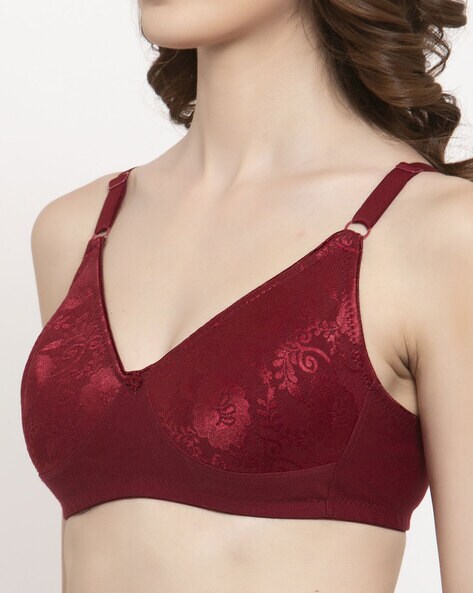Buy Maroon Bras for Women by Quttos Online