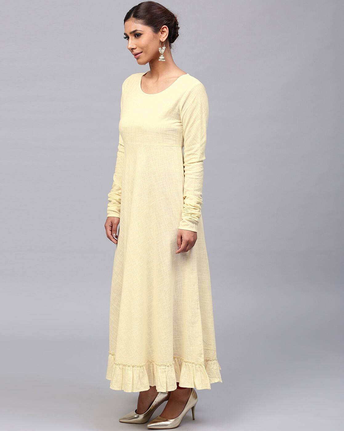 Buy Yellow Kurtas for Women by AKS 