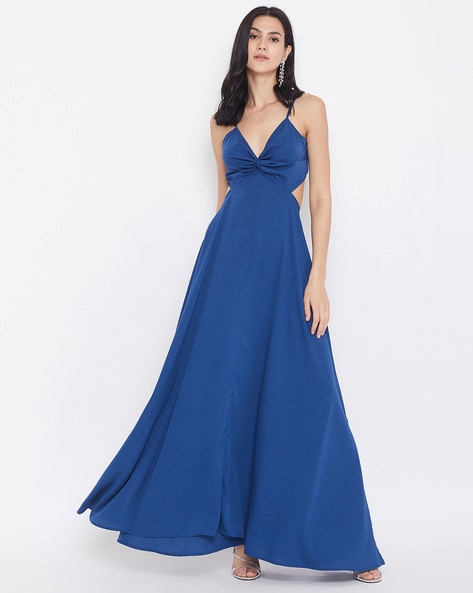 Strappy gown discount