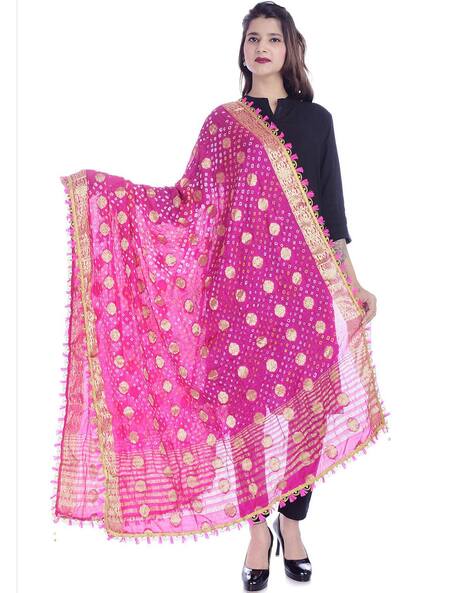 Dupatta with Woven Pattern Price in India
