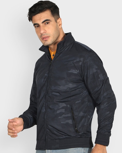 Buy OCTAVE Black Mens Hooded Neck Quilted Jacket | Shoppers Stop