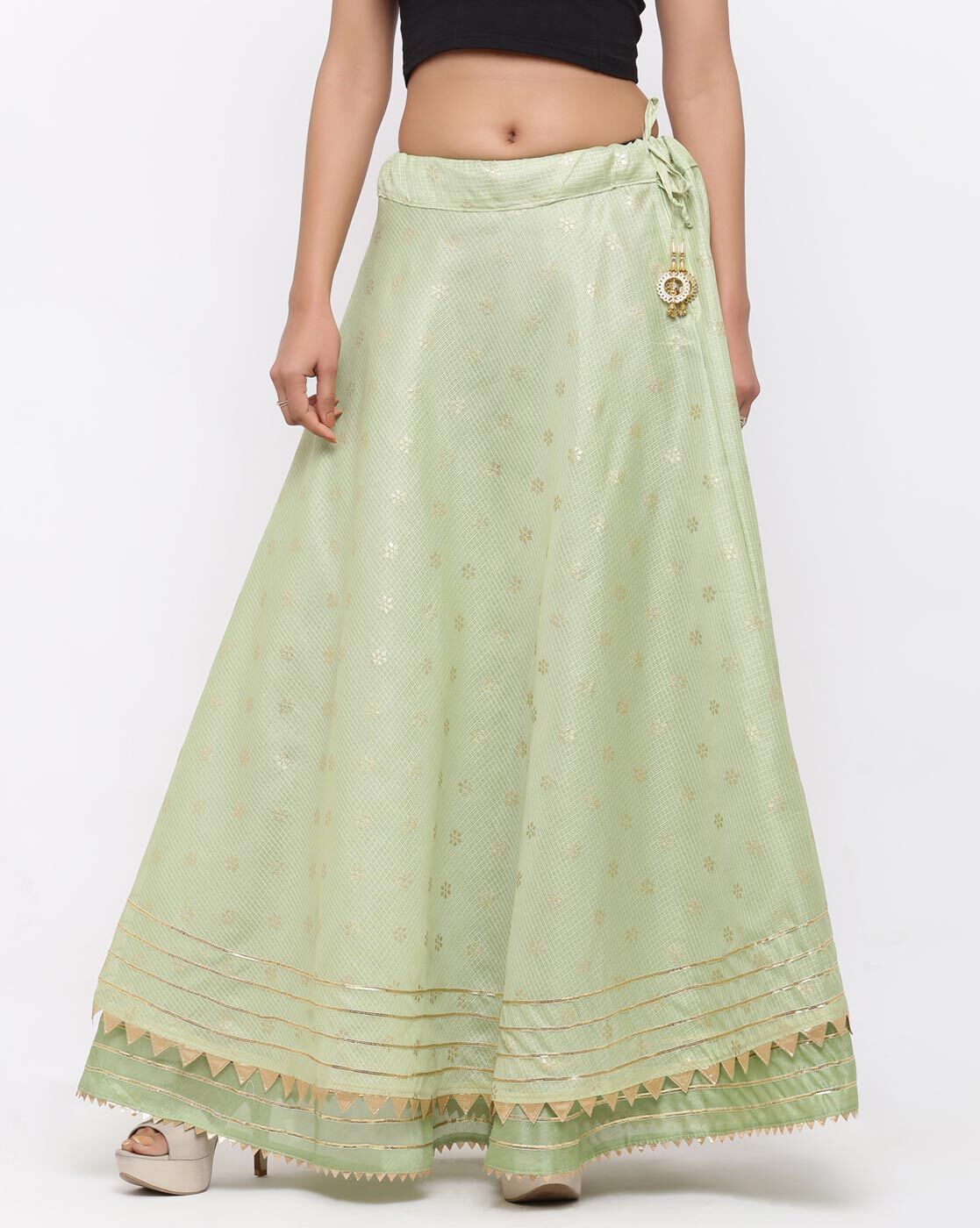Skirts - Buy Bow Tie Pencil Skirt | Long Pencil Skirt Online in India -  PRATHAA – Prathaa - weaving traditions