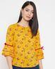 Floral Print Relaxed Fit Top Floral Print Relaxed Fit Top