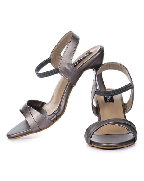 Buy Grey Heeled Sandals for Women by WALKFREE Online