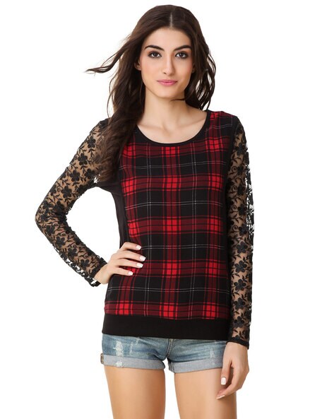 Buy Black Tops for Women by TEXCO Online