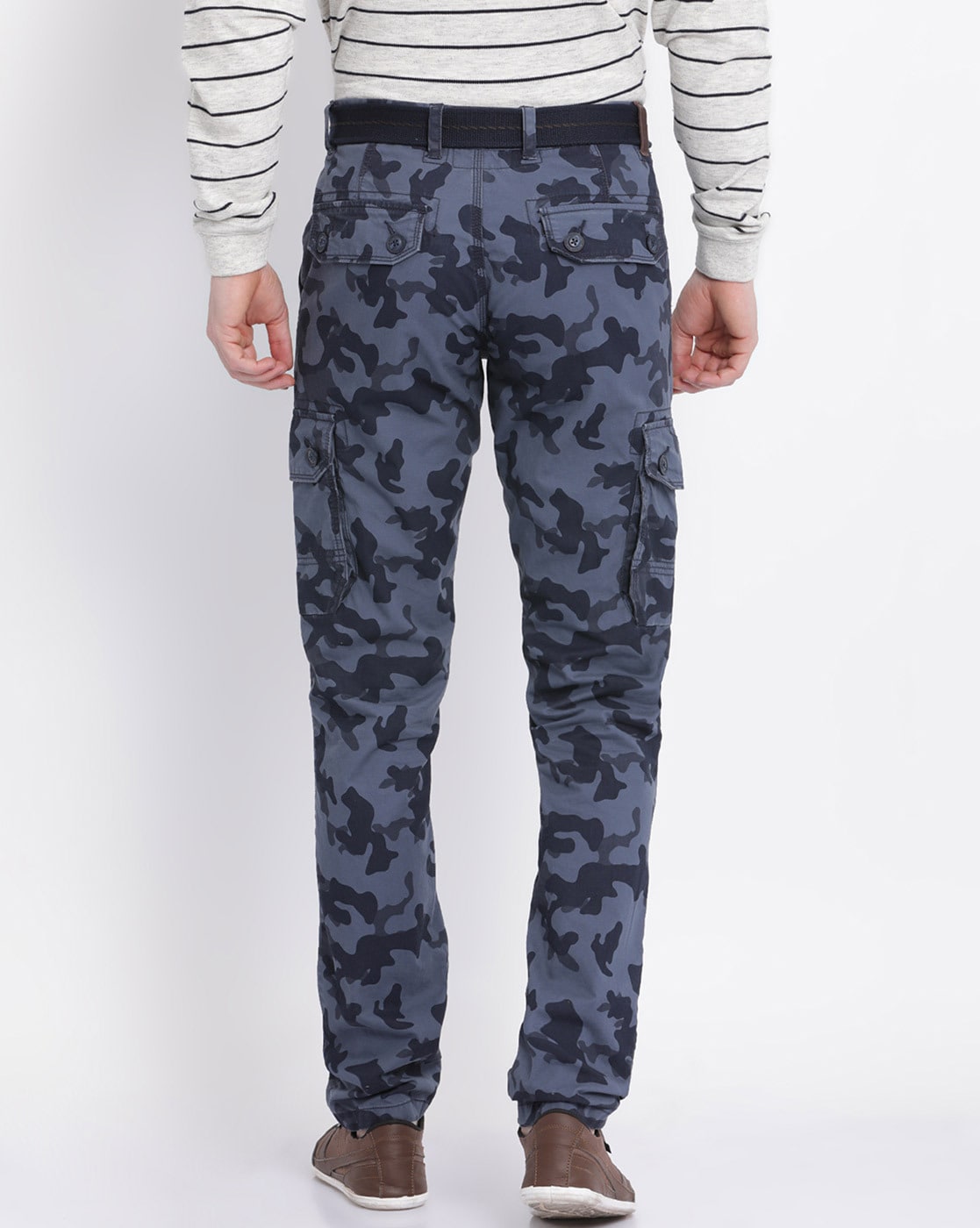 blue camouflage pants mens