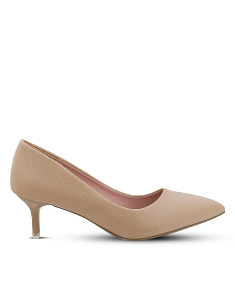 Shuz Touch Textured Pointed-Toe Pumps