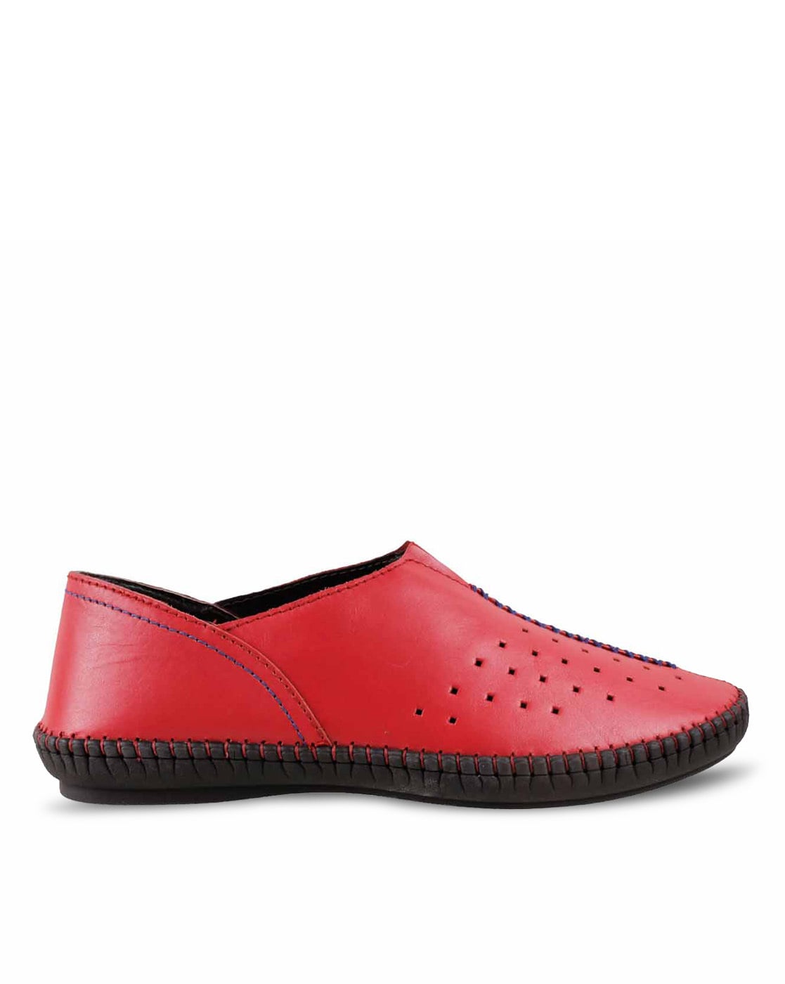 mochi red loafers