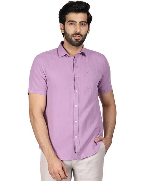 Buy Lilac Purple Shirts for Men by 