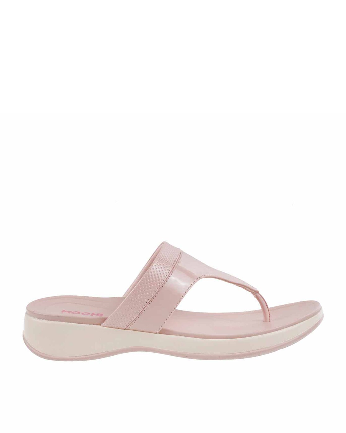 Buy Pink Flat Sandals for Women by Mochi Online