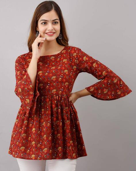 Buy Red Tops for Women by WOMEN TOUCH 