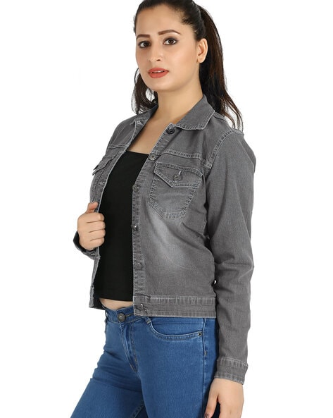 Buy Bernard Classic Denim Jacket for Women Online in India on a la mode