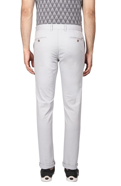Buy Blackberry Grey Self Checked Sharp Fit Formal Trousers - Trousers for  Men 901169 | Myntra