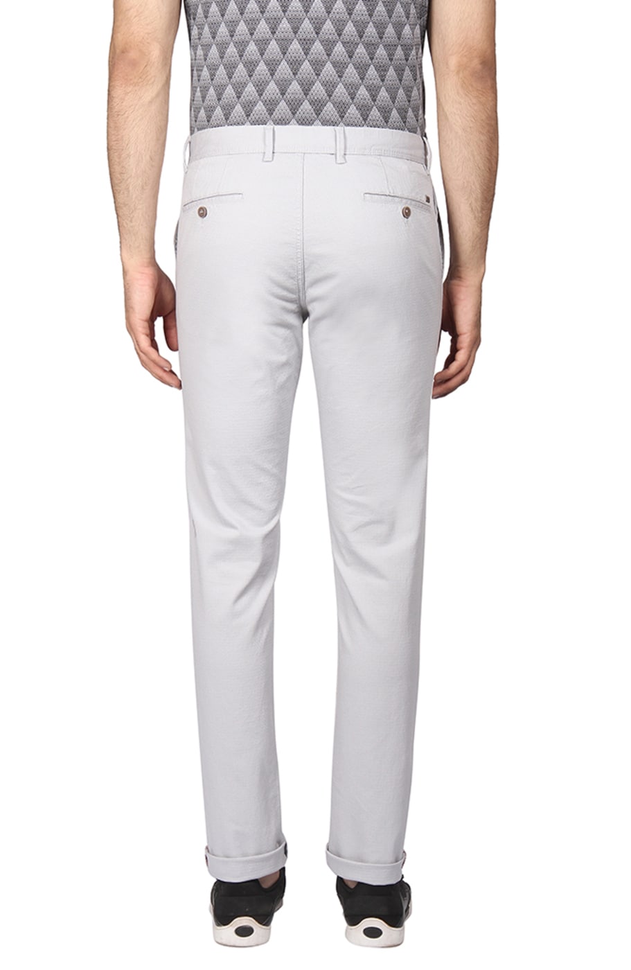 Textured Formal Trousers In Beige B95 Mario