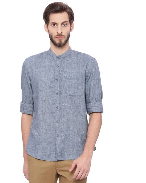 basics slim fit shirts