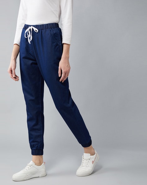 Buy Navy Blue Jeans & Jeggings for Women by Dolce Crudo Online