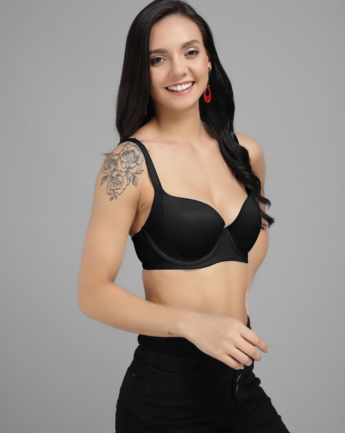 Buy Black Soot Bras for Women by KOTTY Online