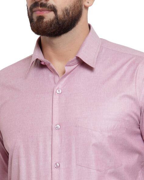 Buy Coral Pink Shirts for Men by 