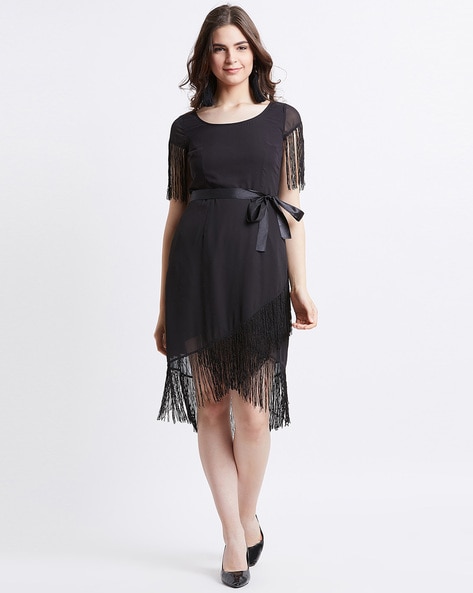 Buy H&M Fringe-trimmed dress 2024 Online | ZALORA Philippines