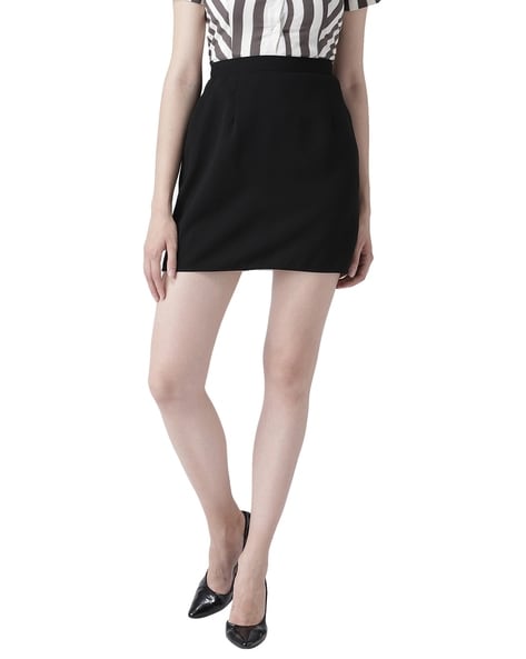 Black a line skirt cheap loft