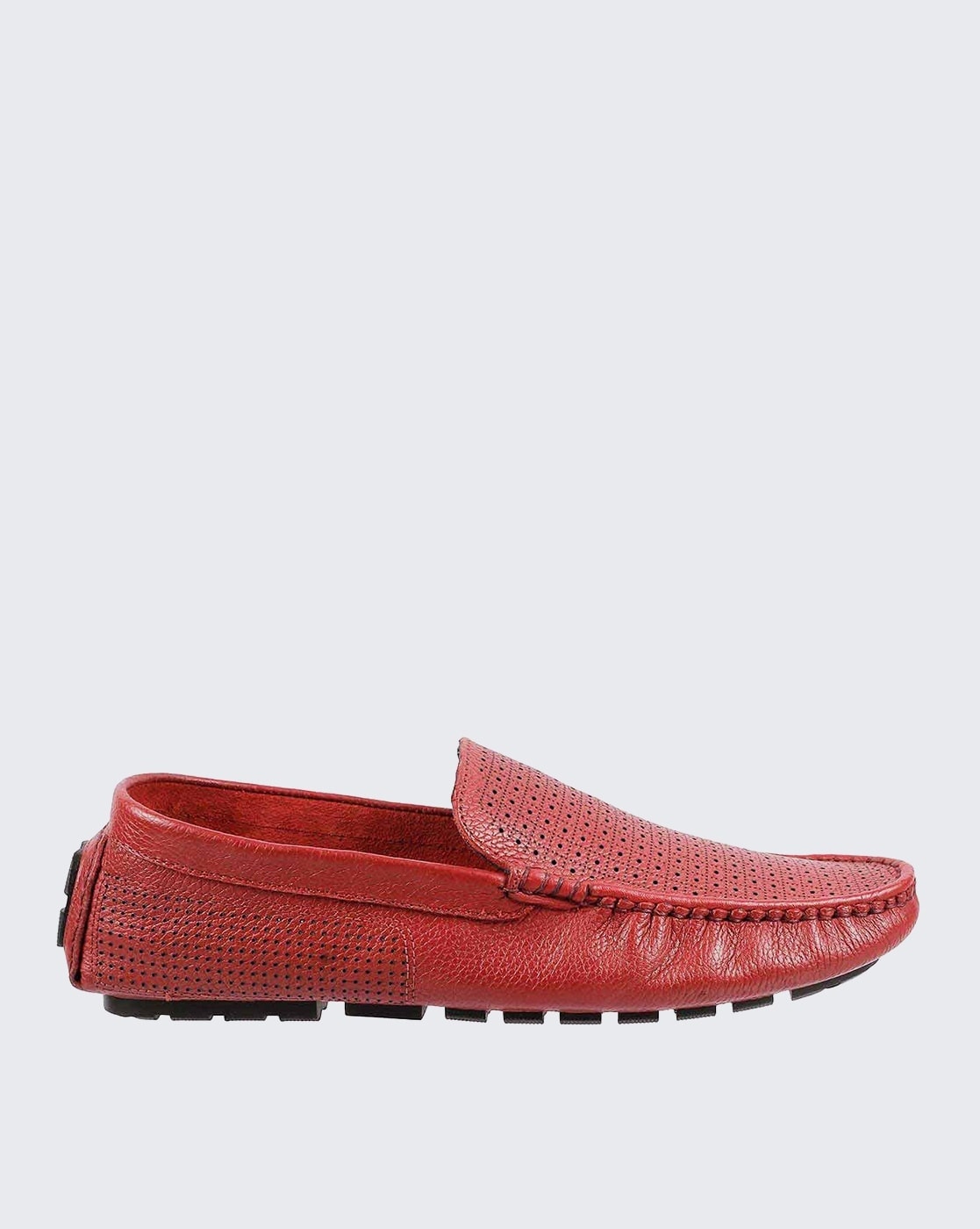 mochi red loafers