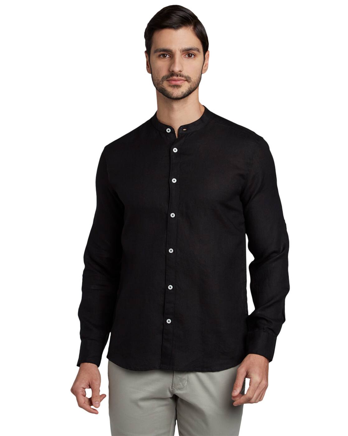 Buy Black Shirts for Men by Parx Online 