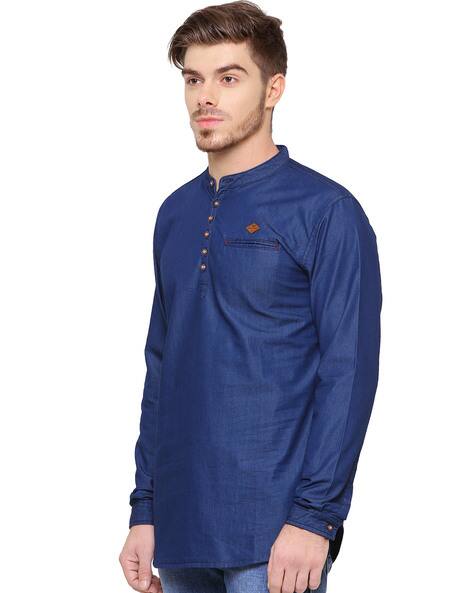 Buy True Blue Kurtas for Men by Kuons 