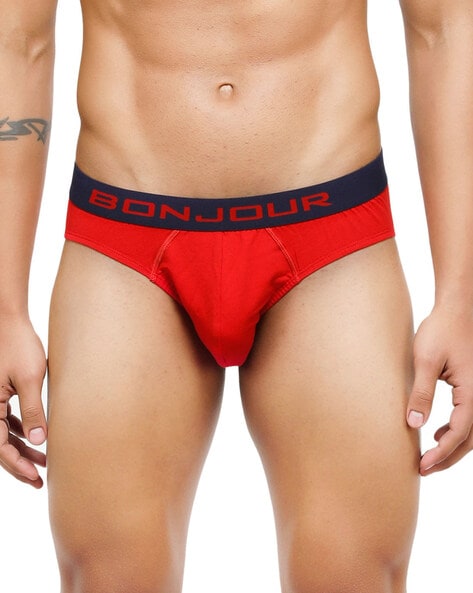 Buy Bummer Chevron Red Modal Brief for Men Online at Best Prices in India -  JioMart.