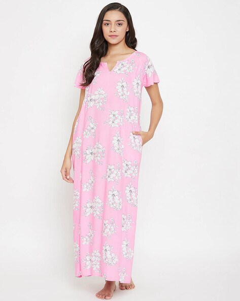 Buy Pink Nightshirts&Nighties for Women by The Kaftan Company Online