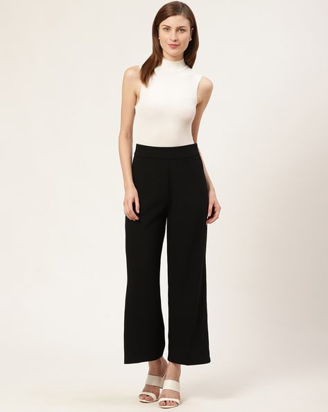 Wide-Leg Culottes with Elasticated Waist