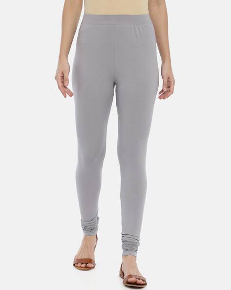 Buy Grey Leggings for Women by HUGGY 