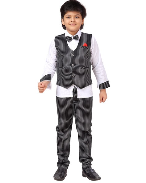 BOSS Kidswear Boys Mini Me Navy Blue Formal Dress Suit