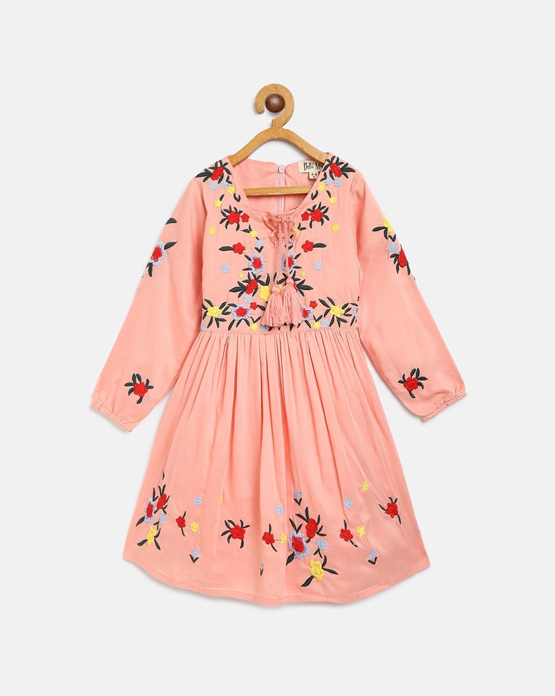 Buy Pink Dresses & Frocks for Girls BELLA MODA Online | Ajio.com