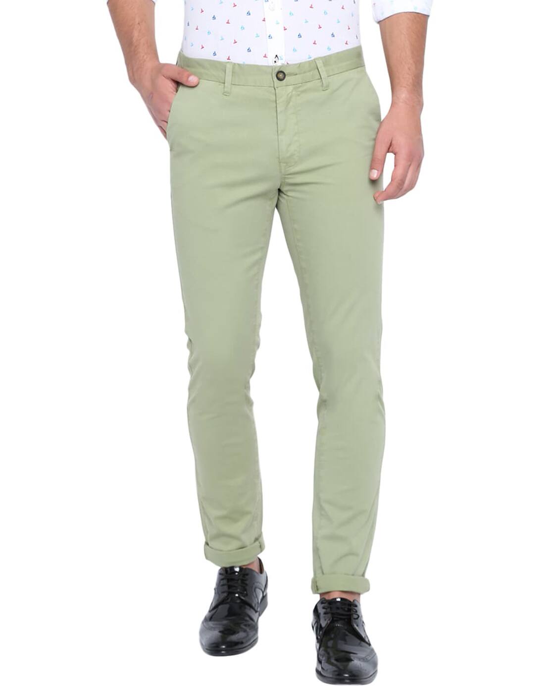 Buy Green Trousers \u0026 Pants for Men by 