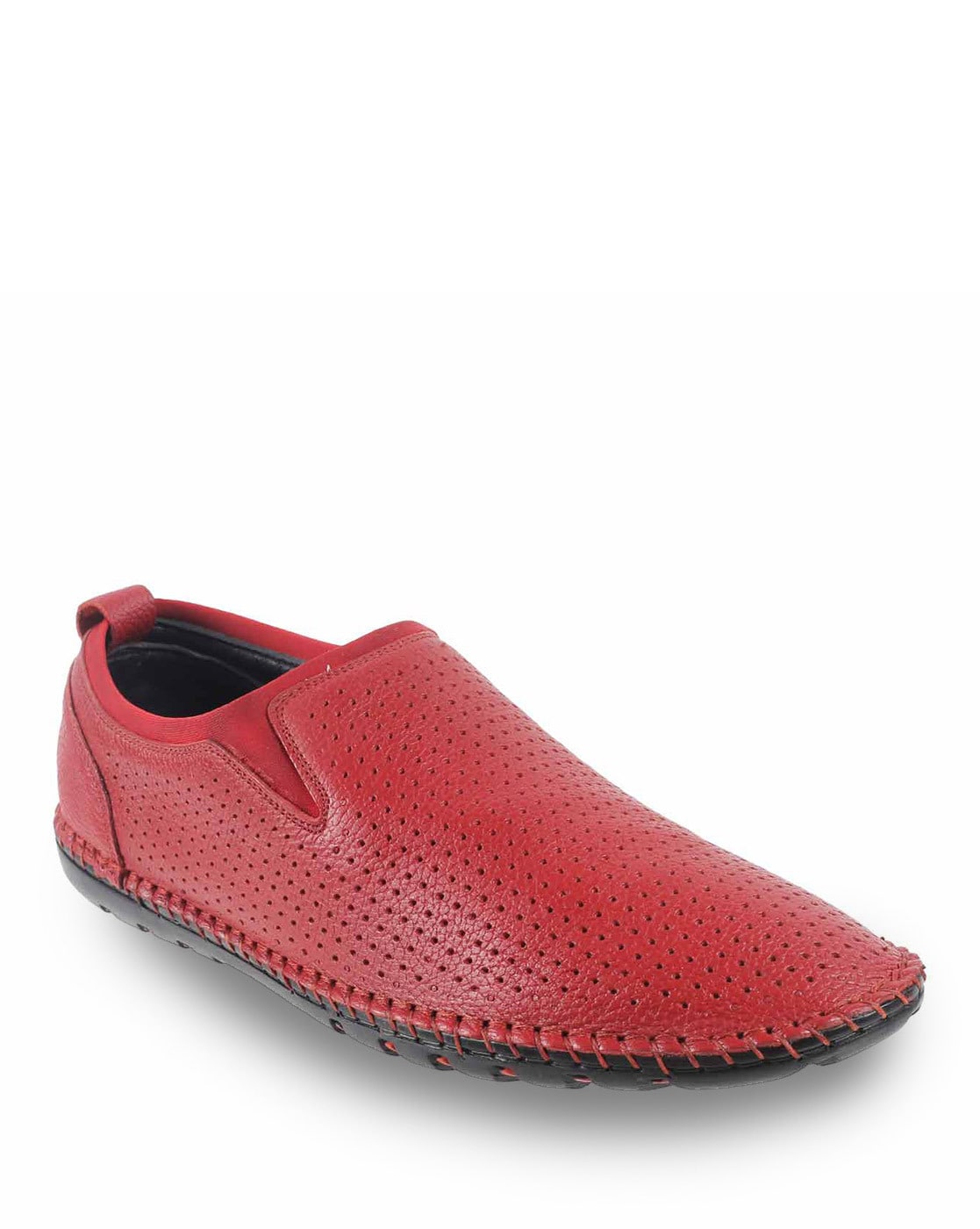 mochi red loafers