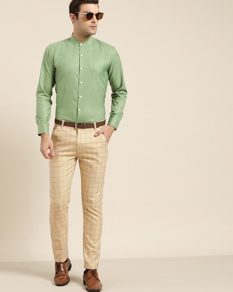 Buy Louis Philippe Green Shirt Online  773131  Louis Philippe