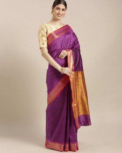 nauvari-saree - Utsav Fashion Blog