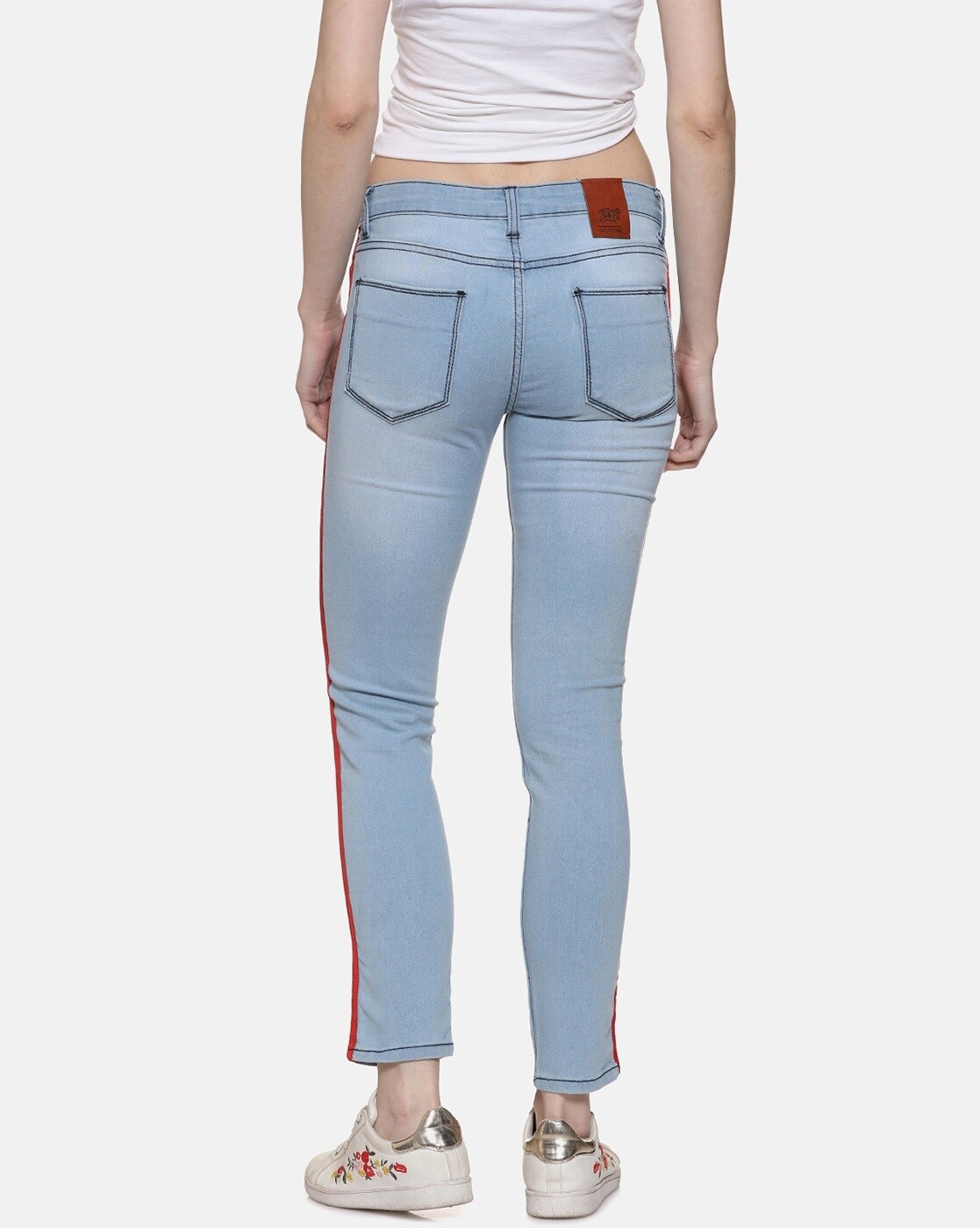 Buy Navy Blue Jeans & Jeggings for Women by FASHION STYLUS Online | Ajio.com