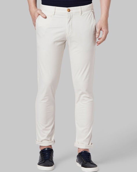 off white colour trousers