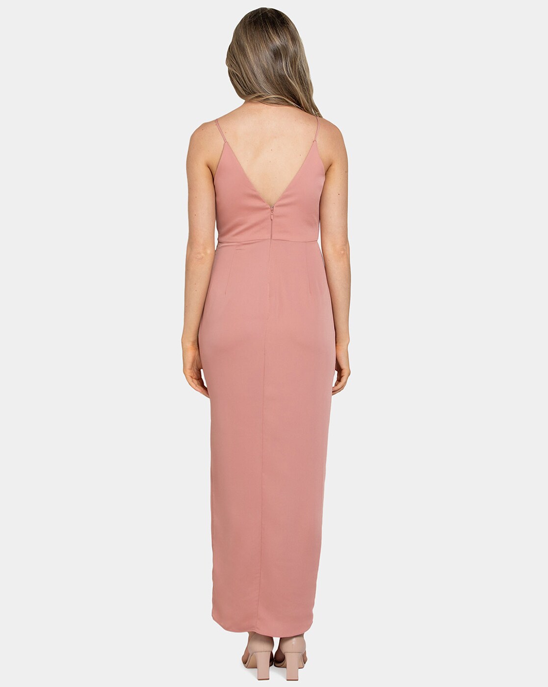 Charlotte Petite Drape Maxi Dress