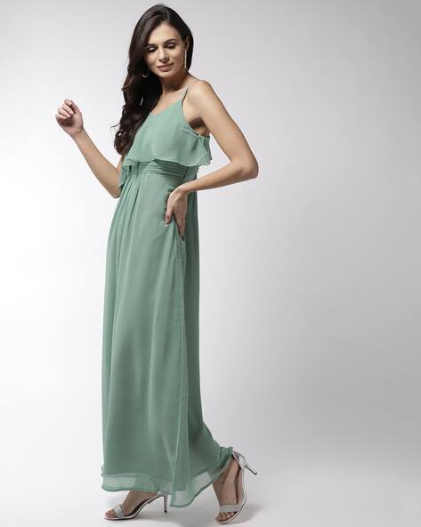 gray gown for ninang