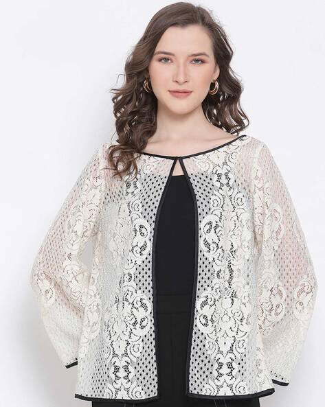 jacket with lace