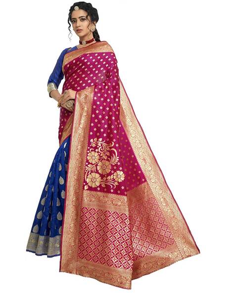 Girls Yellow Silk Paithani Half Saree | Langa Davani - Shivangi - 3907545