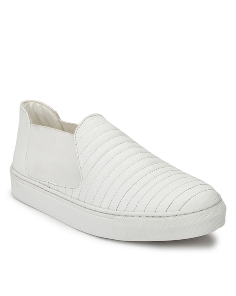 Dries Van Noten: White Quilted Sneakers | SSENSE