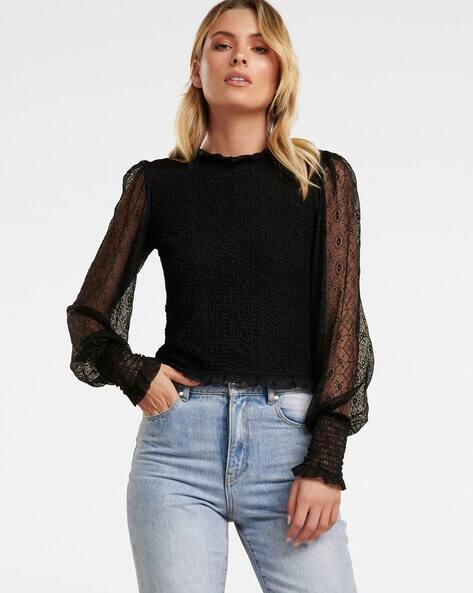 Buy Black Tops for Women by Forever New Online | Ajio.com