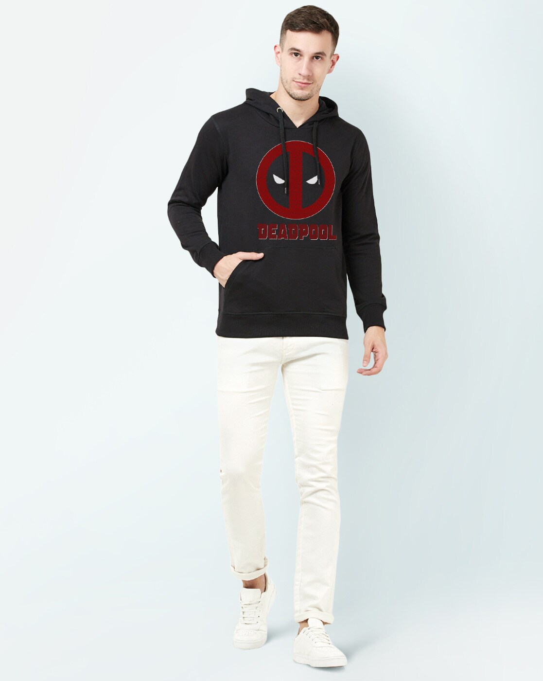 Marvel Deadpool SHHH No One Cares Whisper Hoodie India